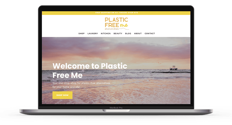 plasticfreeme website design