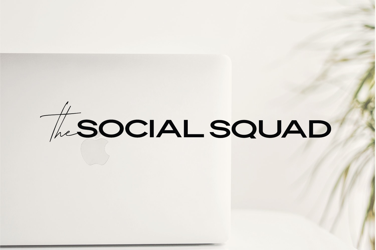 the social squad logo laptop