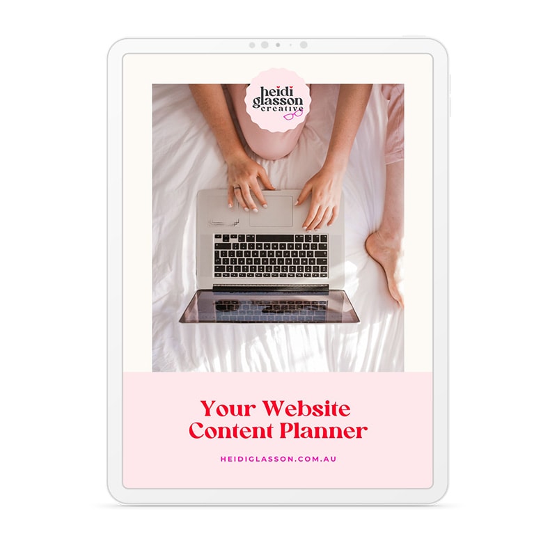 website content planner