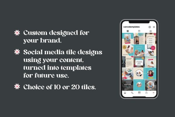 custom branded social media template pack